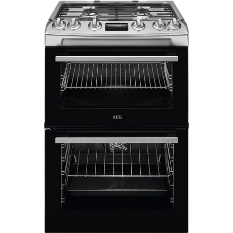 AEG CKX6540ACM 60cm Dual Fuel Double Cooker