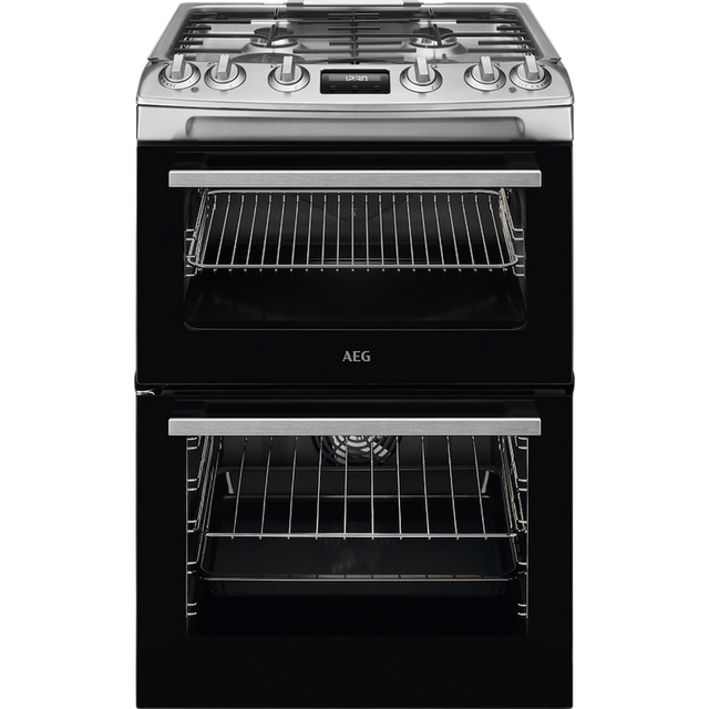 AEG CKX6540ACM 60cm Dual Fuel Double Cooker