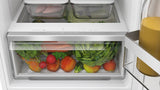 Bosch Series 4 KIV87VFE0G, Built-in fridge-freezer with freezer at bottom