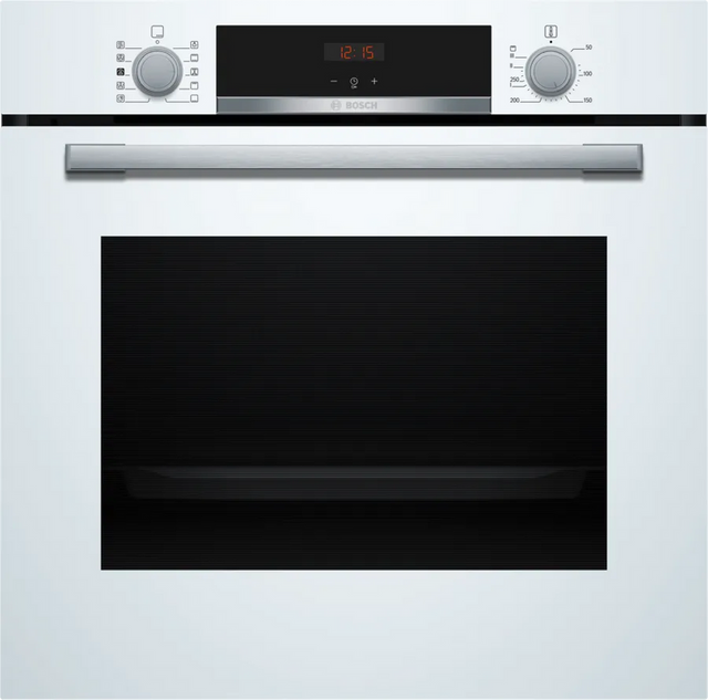 Bosch Series 4 HQA534BW3B, Built-in oven with added steam function