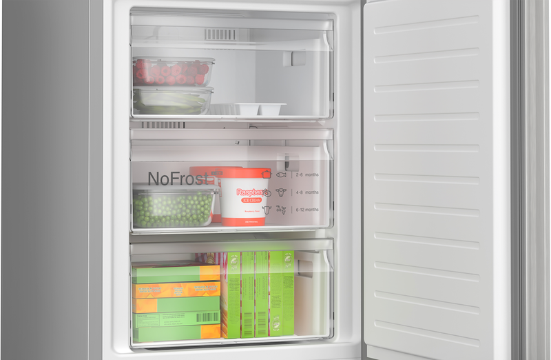 Bosch Series 4 KGN392LAFG, Free-standing fridge-freezer with freezer at bottom