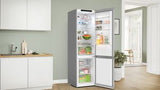 Bosch Series 4 KGN392LAFG, Free-standing fridge-freezer with freezer at bottom