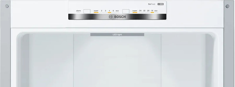 Bosch Series 4 KGN392LEBG, Free-standing fridge-freezer with freezer at bottom