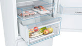 Bosch Series 4 KGN392WEBG, Free-standing fridge-freezer with freezer at bottom