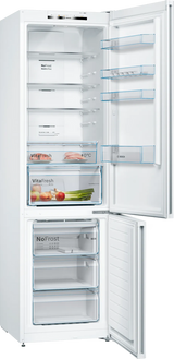Bosch Series 4 KGN392WEBG, Free-standing fridge-freezer with freezer at bottom