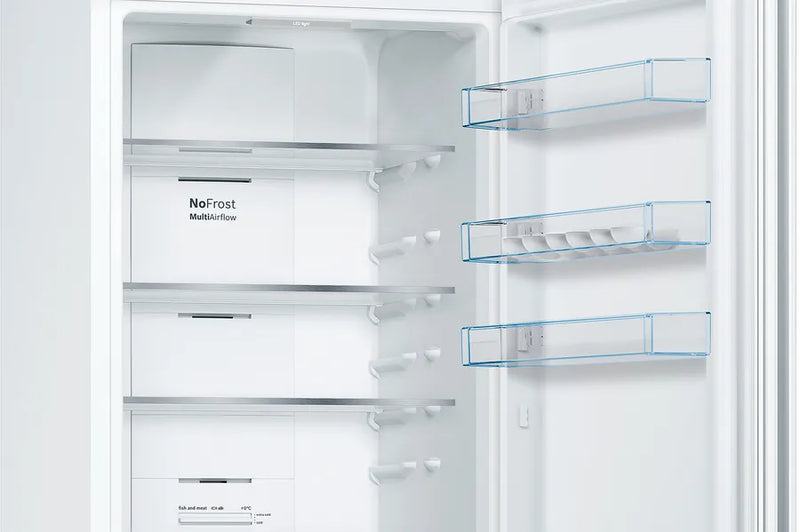 Bosch Series 4 KGN392WEBG, Free-standing fridge-freezer with freezer at bottom