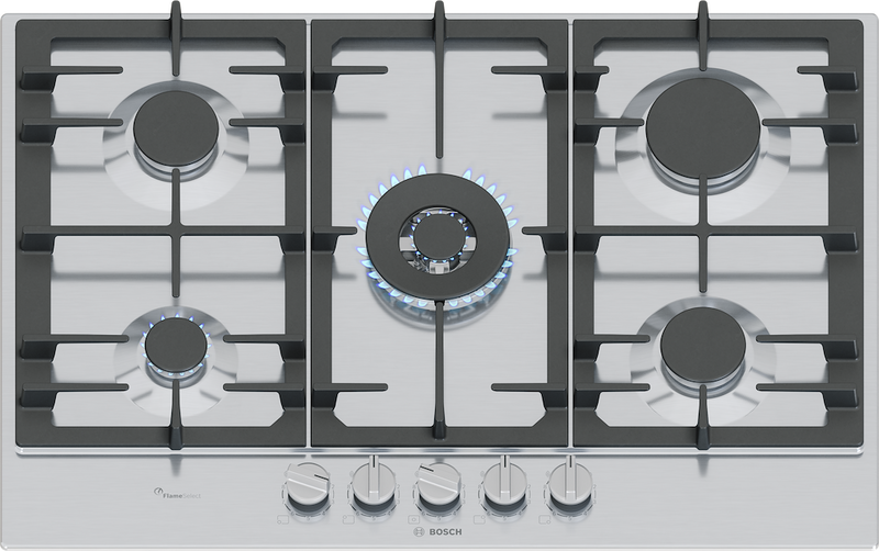 Bosch Series 6 PCQ7A5I90, Gas hob