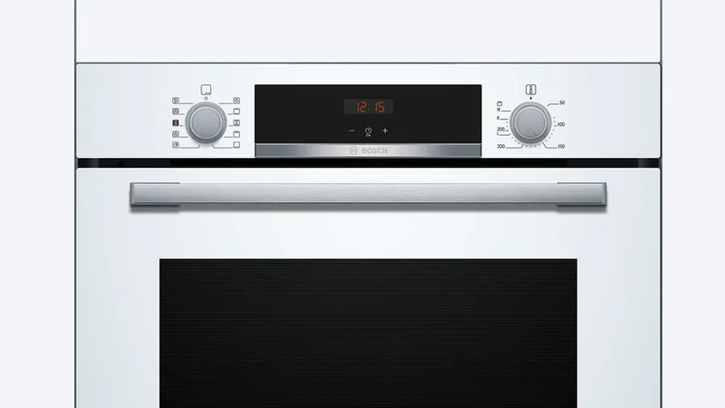 Bosch Series 4 HQA534BW3B, Built-in oven with added steam function