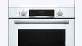 Bosch Series 4 HQA534BW3B, Built-in oven with added steam function