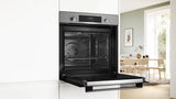 Bosch Series 4 HQA574BS3B, Built-in oven with added steam function