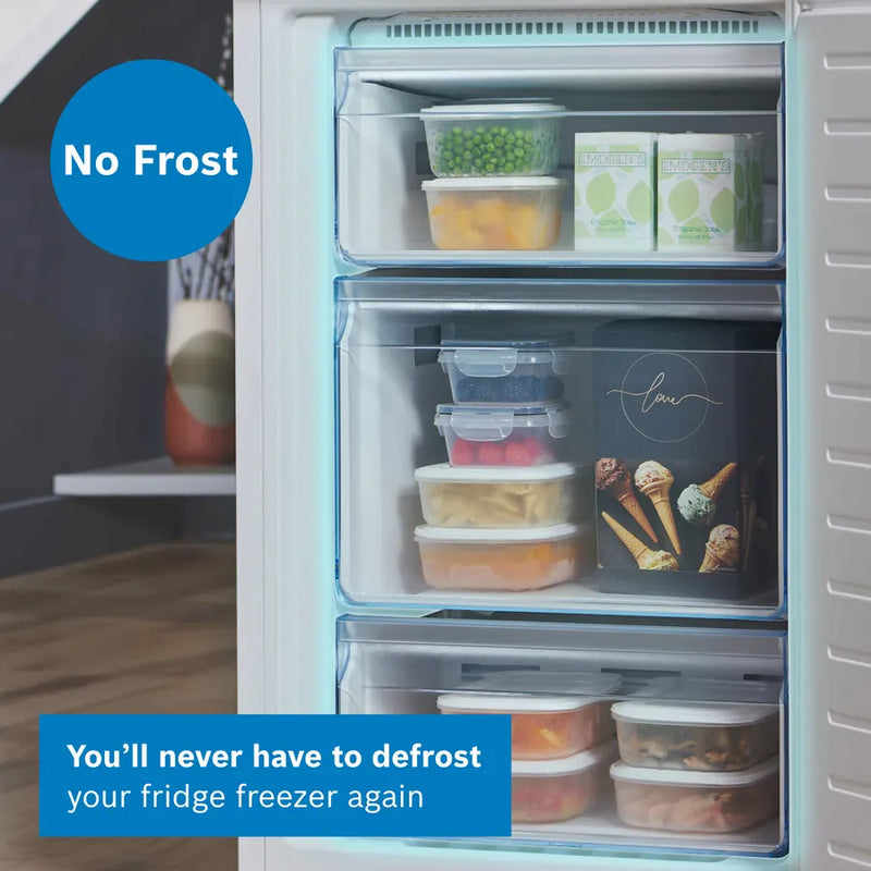 Bosch Series 2 KGN34NWEAG, Free-standing fridge-freezer with freezer at bottom