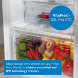 Bosch Series 4 KGN362WDFG, Free-standing fridge-freezer with freezer at bottom