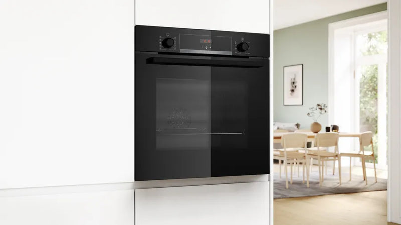 Bosch Series 4 HQA534BB3B, Built-in oven with added steam function