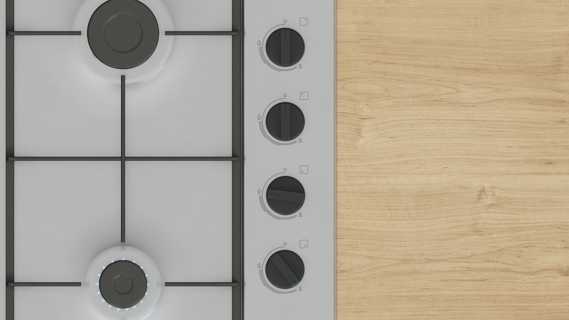 Bosch Series 2 PBP6B5K60, Gas hob