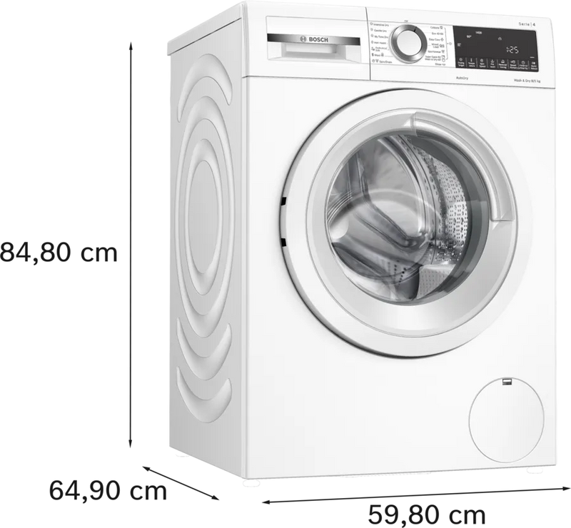 Bosch Series 4 WNA134U8GB, Washer dryer