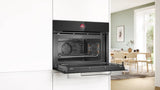 Bosch Series 8 CMG7241B1B, Built-in compact oven with microwave function