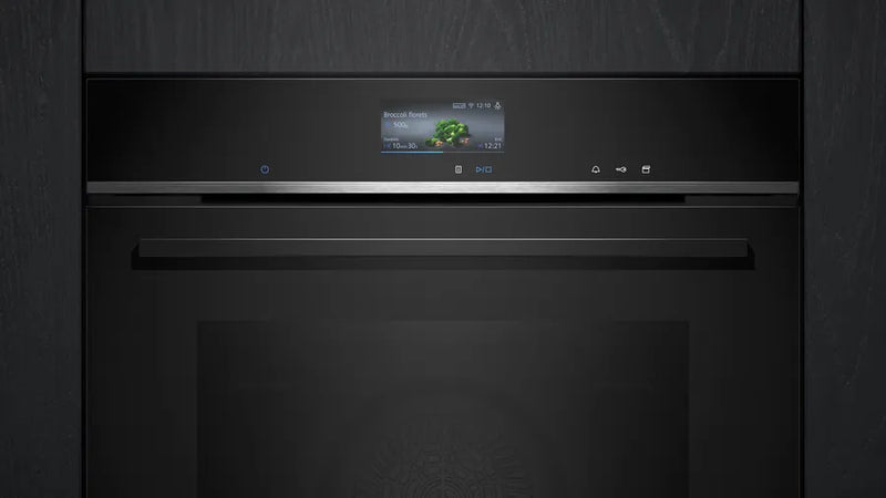 Siemens iQ 700 HR776G1B1B, Built-in oven with added steam function