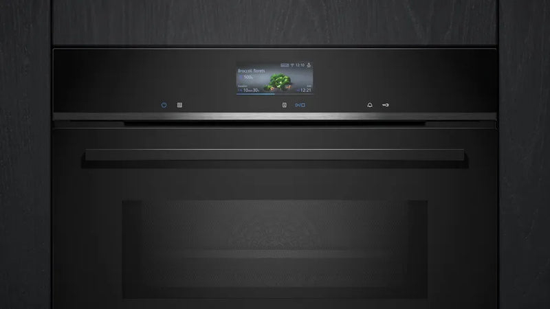 Siemens iQ 700 CM776G1B1B, Built-in compact oven with microwave function