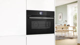 Bosch Series 8 CSG7361B1, Built-in compact oven with steam function