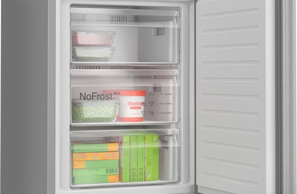 Bosch KGN392LAGG, Free-standing fridge-freezer with freezer at bottom