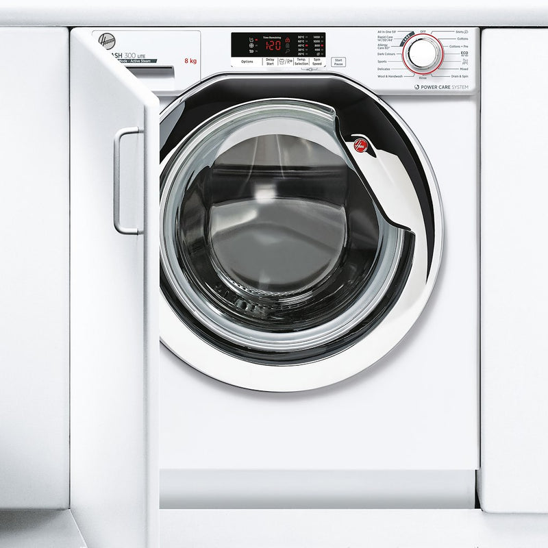 Hoover HBWS 48D2ACE 8kg 1400 Spin Integrated Washing Machine