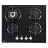 Belling BEL GTG603RI BLK 60cm Gas Through Glass Hob