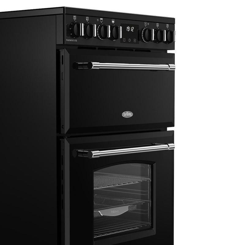 Belling MRA FARMHOUSE 60E 60cm Electric Ceramic Cooker - Black