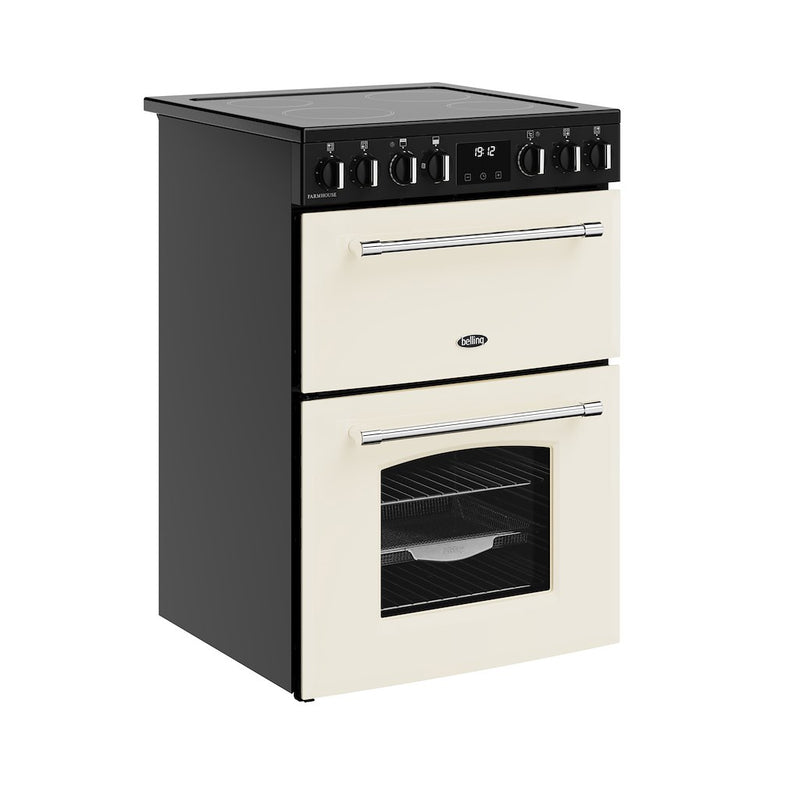 Belling MRA FARMHOUSE 60E 60cm Electric Ceramic Cooker - Cream