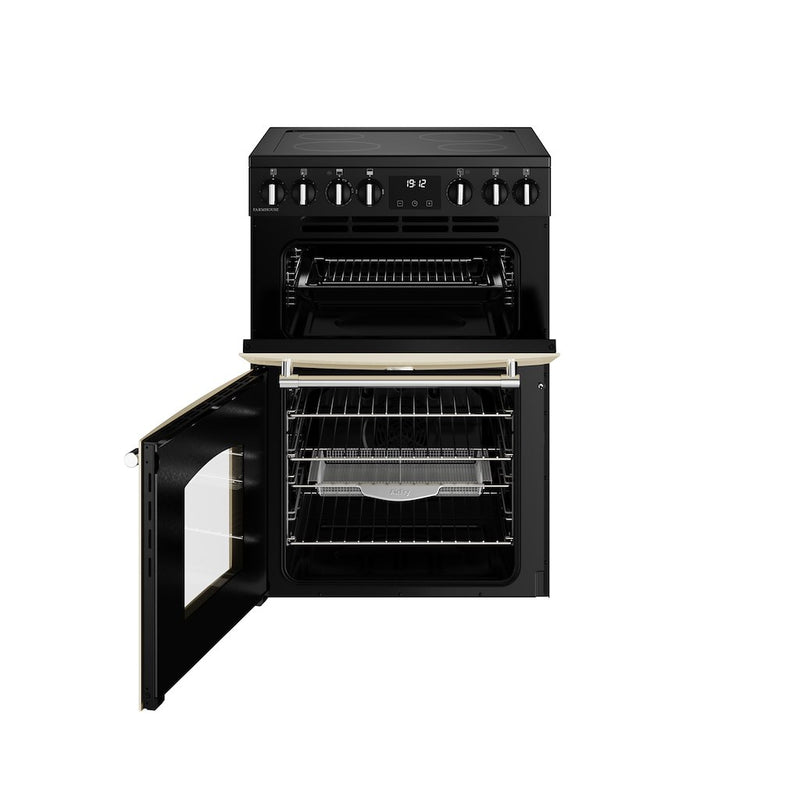 Belling MRA FARMHOUSE 60E 60cm Electric Ceramic Cooker - Cream
