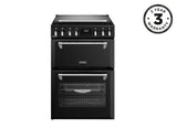 Stoves DX MRA RICH 60DF 60cm Dual Fuel Cooker - Black