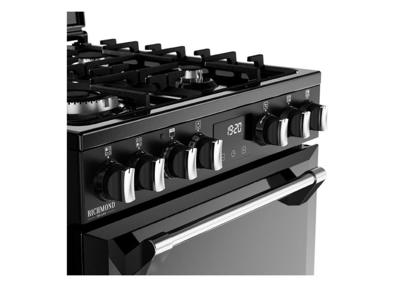 Stoves DX MRA RICH 60DF 60cm Dual Fuel Cooker - Black