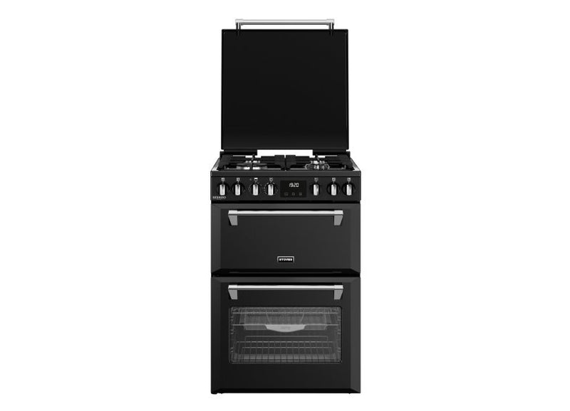 Stoves DX MRA RICH 60DF 60cm Dual Fuel Cooker - Black