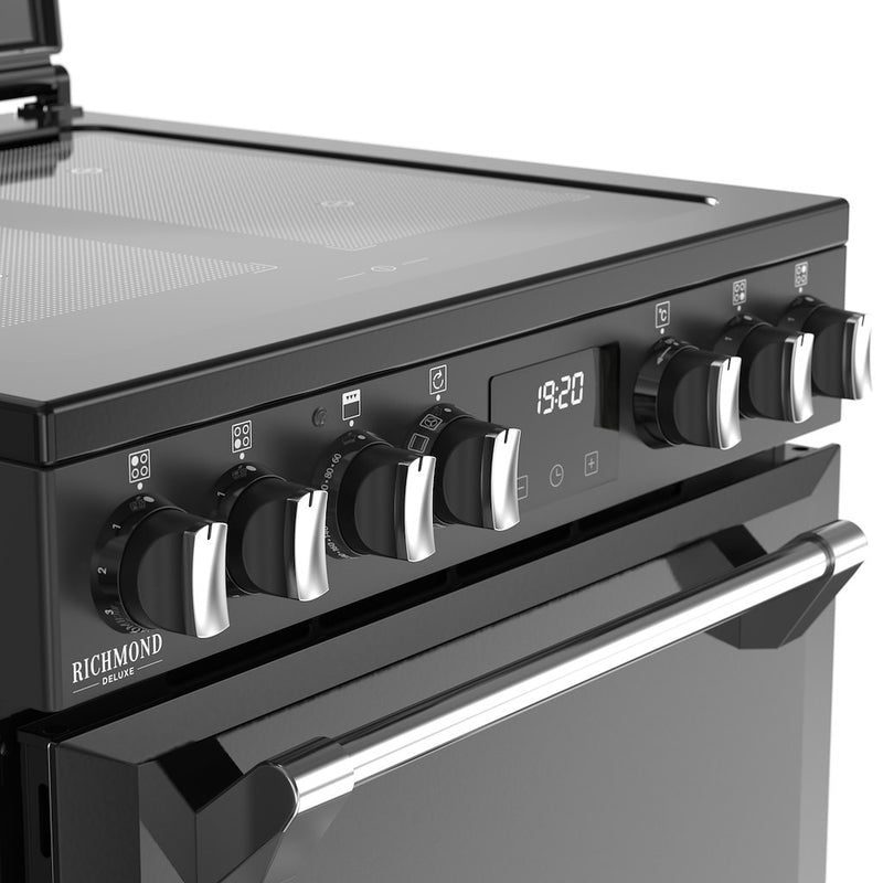 Stoves DX MRA RICH 60Ei RTY 60cm Richmond DX Electric Induction Rotary Cooker - Black
