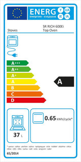Stoves ST RICH 600Ei BLK 60cm Electric Cooker