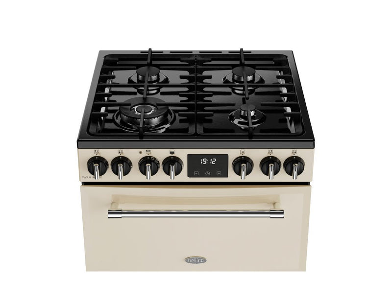 Belling MRA FARMHOUSE 60DF 60cm Dual Fuel Cooker - Cream