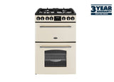Belling MRA FARMHOUSE 60DF 60cm Dual Fuel Cooker - Cream
