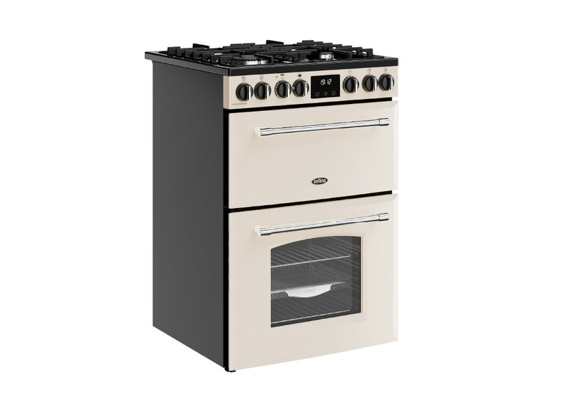 Belling MRA FARMHOUSE 60DF 60cm Dual Fuel Cooker - Cream