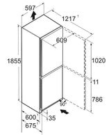 Liebherr CBNsfc522i Freestanding Fridge Freezer with BioFresh and NoFrost (Discontinued)