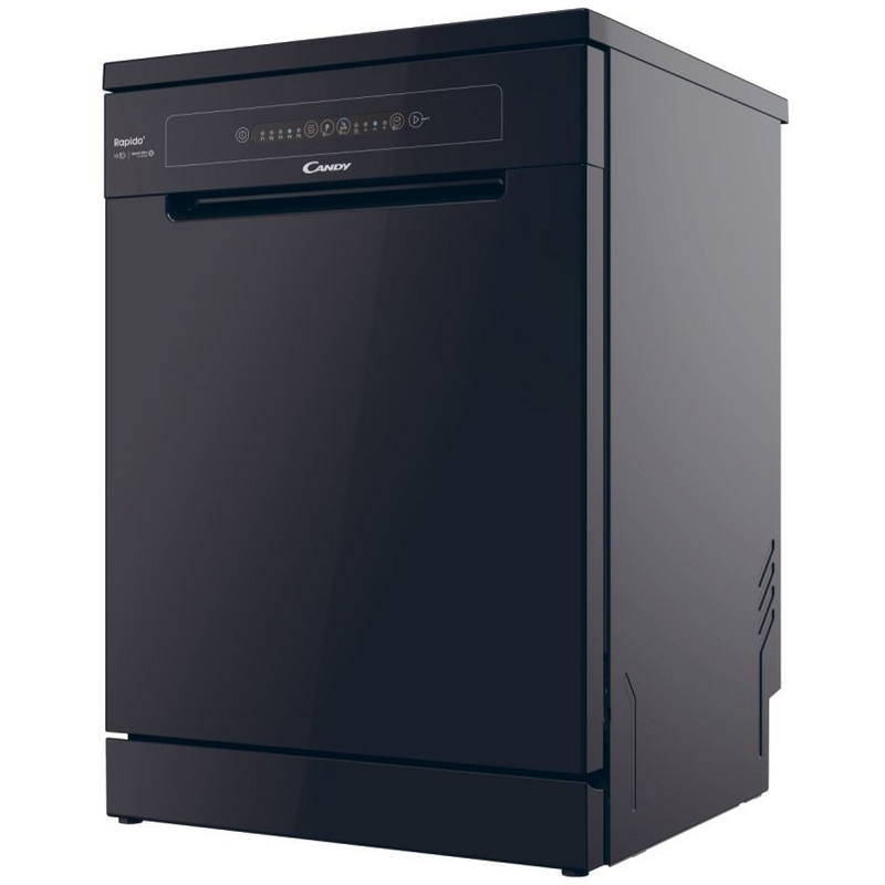 Candy CF3C9E0B-80 Candy Rapido 13 Place Setting Dishwasher - Black