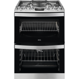 AEG CKB6541ACM Dual Fuel Cooker with Double Oven - Stainless Steel