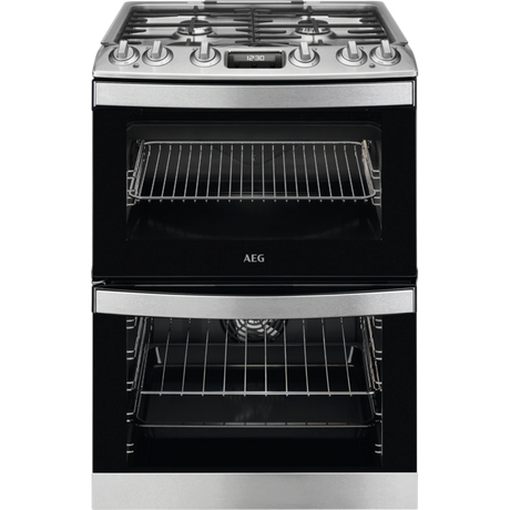 AEG CKB6541ACM Dual Fuel Cooker with Double Oven - Stainless Steel