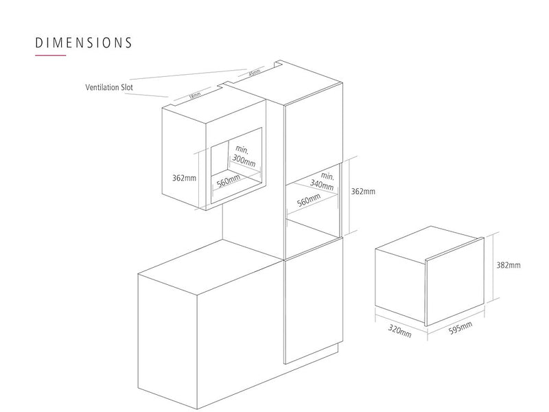 Caple CM120 Microwave with grill