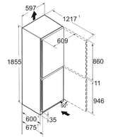 Liebherr CNd 5224 Freestanding Fridge Freezer with EasyFresh and NoFrost (Discontinued)