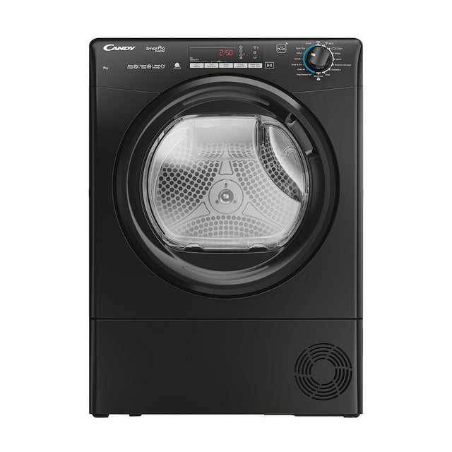 Candy CROEH9A3TBEB80/N Smart Pro 9kg Inverter Heat Pump Tumble Dryer - A+++ Energy Rated - Black