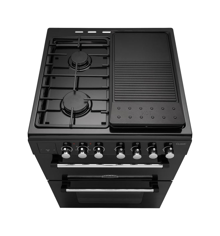 Rangemaster CLA60DFFBL/C 60cm Classic Dual Fuel Cooker
