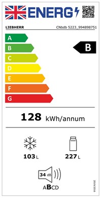 Liebherr CNbdb 5223 Plus Freestanding Fridge and freezer (Discontinued)