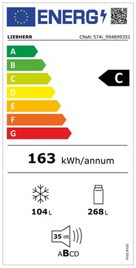 Liebherr CNsfc 574i Plus Freestanding Fridge and freezer (Discontinued)