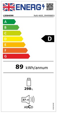 Liebherr Rsfd 4600 Pure Freestanding Fridge (Discontinued)