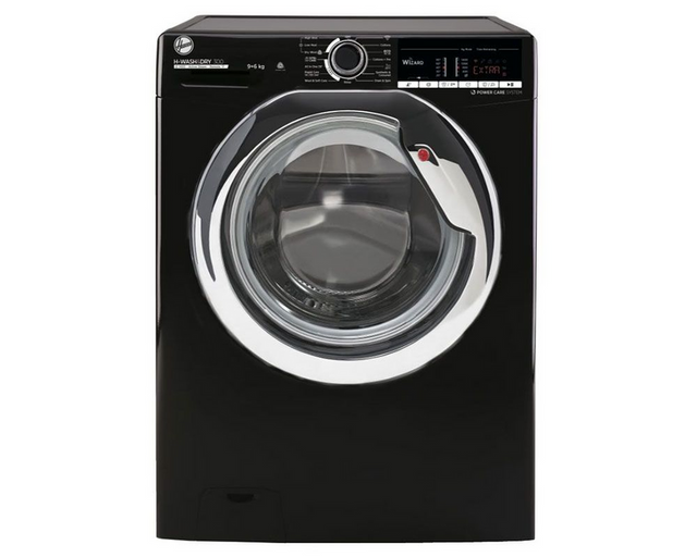 Hoover H3DS4965TACBE-80 H-Wash&Dry 300 Plus 6/9kg 1400rpm E/C Rated Freestanding Washer Dryer - Black