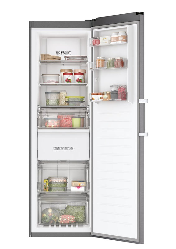 Haier H3F330SEH1 Upright Freezer with InstaSwitch - Silver - E Rated